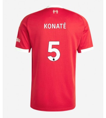 Liverpool Ibrahima Konate #5 Hjemmebanetrøje 2025-26 Kort ærmer